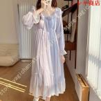 ネグリジェ ルームワンピース セクシー ランジェリー ナイトウェア サテン セミロングスリップ り滑らかで快適 刺繍 レース レディース 無地 大人 レディース