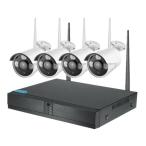 無線カメラ4台+録画NVRデッキセット 