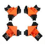  прямой угол угол зажим 4 шт. комплект для деревообработки усиленный полимер производства springs тип 90 раз фиксация . доска толщина 5~22MM для резина подушка есть угол зажим угол HOP-ZJ90SET4