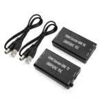 HDMI удлинение контейнер HDMI сигнал .60m до удлинение возможность LAN кабель через приемник / радиопередатчик комплект 1080p соответствует высокое разрешение подключение растояние удлинение электропроводка простой дисплей размещение свободный HOP-HDMIEX60NEW