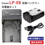 充電器セット キャノン(Canon) LP-E6 互