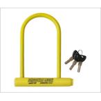 セール特価 U字ロック LEAD リード工業 シャックルロック U-108 イエロー 黄色 バイク盗難防止