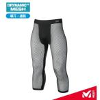 【MILLET[ミレー]】ドライナミック メッシュ 3/4 タイツ 【ブラック/S-M】 [MIV01357] [SS]