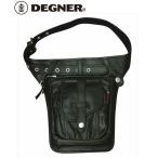 送料無料 DEGNER デグナー W-27 レザーヒップバッグ ブラック