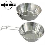 DUG/ダグ (DG-0507)フォールディングシェラカップ300 (キャンプ アウトドア シルバー クッカー クッキング用品 バーべキュー 単品クッカー)