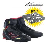 マイクロファイバータオル（83287）プレゼント alpinestars/アルパインスターズ 2510319 FASTER 3 RIDEKNIT SHOE 8.5 136 BLK RED YEFL バイク