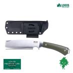 ショッピングロゴス LOGOS/ロゴス 83005021 ブッシュクラフト フルタング・ナタ 薪割り 調理 バトニング 焚火 たき火 薪 薪割 シース 鍛冶屋 トヨクニ 鋼材