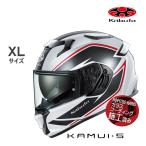 OGK KABUTO オージーケーカブト KAMUI5 TORZA カムイ５ トルザ KAMUI-5  ホワイトブラックレッド L オートバイ用 フルフェイスヘルメット