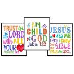 限定価格Jesus Loves Me - Trust in the Lord With All Your Heart - Child of God Wall Decor - Religious Scripture Wall Decor - Catholic Chr