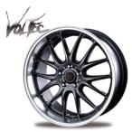 ショッピングBEST 20インチ 5H114.3 9J+35 5穴 VOLTEC HYPER MS-RE ホイール 1本 ガンメタ/リムポリッシュ BEST ボルテック ハイパーMS-RE ベスト CH