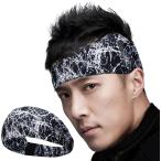  лента для волос мужской спорт пот прекращение головная повязка UPF50+. пот скорость . антибактериальный спорт ta- van внутренний колпак ( Inazuma белый )