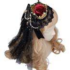  Mini шляпа головной убор .. шпилька Gothic and Lolita готический костюмированная игра шляпа украшение для волос ( черный )