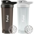 f Thai протеин шейкер ( черный x серый 2 шт. комплект )