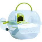 NEW хомяк Carry популярный переноска для животного кейс выход портативный клетка поилка имеется "дышит" ( зеленый, S)