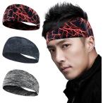  лента для волос мужской спорт пот прекращение головная повязка широкий 3( [3] Splash серый / полоса серый / Inazuma красный )