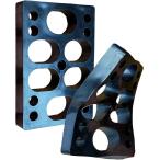 WalnutSkate скейтборд подъемник накладка 2 листов амортизаторы всасывание PU soft уретан производства панель (12mm BLACK)