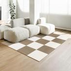  коврик из секций ковровая плитка плитка коврик смещение нет адсорбционный коврик звукоизоляция пол защита ( мокка x слоновая кость, 30x30cmx40 листов ввод )