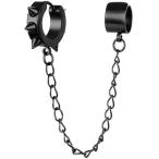  серьги ушной зажим цепь есть шиповки игла кольцо мужской популярный одна сторона уголок модный серебряный Gold ( черный )