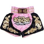 Thai Sawadee толчок брюки me Thai брюки кикбоксинг тренировка Jim часть магазин надеты для мужчин и женщин атлас ( розовый, L)