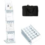  каталог подставка подставка для журналов складной 4 уровень одна сторона проспект подставка каталог подставка модный журнал подставка MDM( белый )