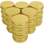  aluminium жестяная банка крем кейс косметика небольшое количество . Gold 24 шт. комплект 