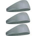  лента для волос спорт . лицо головная повязка мужской женский для мужчин и женщин .... материалы эластичность 3 шт. комплект ( серый, M)