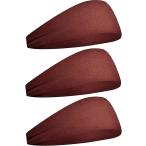  лента для волос спорт . лицо головная повязка мужской женский для мужчин и женщин .... материалы эластичность 3 шт. комплект ( Brown, M)