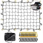  cargo net 120x90cm car luggage net roof rack net trunk net 12 piece ABS made hook ( 120x90cm)