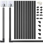  электропроводка покрытие электропроводка молдинг электропроводка ..ka штрих-код протектор кабель покрытие кабель молдинг MDM(Black, 40x1.5x0.9CM)