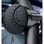 ハンドルスピンナー ベアリング構造 ベテランドライバー推奨 プレゼント 大型トラック 乗用車 MDM (円形， ブラック,  2023改良型)