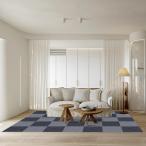 ジョイントマット BOBO タイルカーペット タイルマット 床保護 洗える(ライトグレー＊ダークグレー,  30x30cmx20枚入り)