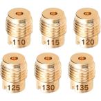 [ сменный товар ] main jet комплект 6 шт ke-hin все винт type / большой модель #110-#135 для мотоцикла место хранения с футляром (6pcs#110-#135)