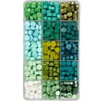  cургуч изоляция штамп комплект цвет изобилие бисер ( Mix B, 15 -цветный набор )