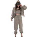  тренировочный женский верх и низ в комплекте модный симпатичный тонкий casual 3 пункт 01 - MDM( серый, M)