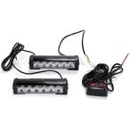  стробоскоп желтый люминесценция лампа светодиодной подсветки комплект 12V 6LEDx2 полосный ON/OFF образец переключатель переключатель имеется обычно лампочка-индикатор ( желтый )