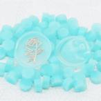  cургуч воск бисер анис звёздчатый форма 100 шарик ( прозрачный голубой, 12.5cmx9cmx1cm)