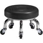  low табурет living салон табурет с роликами . круг стул низкий пол стул автомобиль обслуживание low ground работа высота :22cm MDM ( черный, Small)