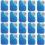 マグネットプレート スチールプレート 磁石がつく 強力 スマホ キッチン 20枚セット 四角 65x45mm(ワンサイズ)