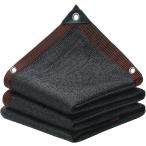  затемнение сеть навес затенитель от солнца . ультрафиолетовые лучи сеть 95% пыленепроницаемый высокая плотность поли echi Len 18 булавка лестница защита направляющие ( черный, 6x6m)