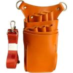 si The - кейс красота . триммер кожа кожа 6 шт сумка-ножницы цветок магазин плечо .. поясница .. ремень имеется ( желтый )