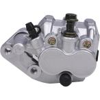 【互換品】ホンダ 用 ブレーキキャリパー ブレーキパッド 付き スペイシー100 WH100 SCR100 等 2pod 修理(シルバー)