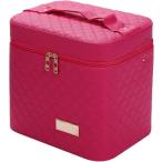  ящик для косметики cosme box перевозка место хранения косметика зеркало имеется ( rose красный )