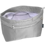 ショッピングバッグインバッグ バッグインバッグ インナーバッグ 軽量 自立 大容量 収納 トートバッグ レディース メンズ( 07.グレー,  S)