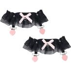  носки для нога подвязка 2 шт. комплект костюмированная игра нога кольцо предотвращение скольжения ( J комплект, свободный размер )