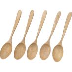 5本セット 木製 カレー スプーン デ�