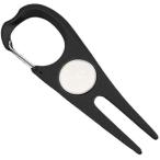  портативный тренировка помощь мяч вилка уличный зеленый вилка tiboto восстановление tool Golf pitch ( черный, стандартный )