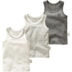  Kids нижнее белье бег рубашка майка 3 листов комплект мужчина . мужчина детский детский сад ученик начальной школы белый серый ( белый серый в полоску, 95)