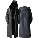 カジュアル レインコート ロング かっぱ ハイキング ポンチョ軽量 ＥＡＶ 防水 撥水加工 アウトドア 登山(ブラック,  3XL)