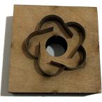 レザークラフト 抜き型 押し型 型枠 花 あじさい 花玉 工具 ポンチ 打ち具 ハンドクリッカー ステンレス(35mm)