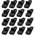  палатка брезент для палатка зажим черный 16 шт. комплект брезент зажим кемпинг уличный 